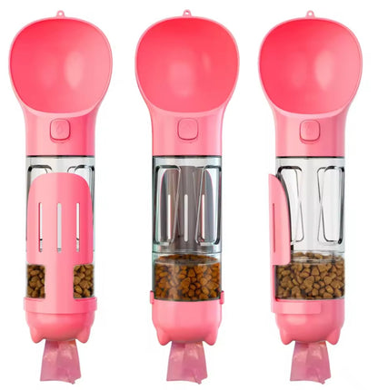 4-In-1 Portable Dog Bottle