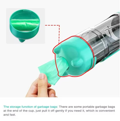 4-In-1 Portable Dog Bottle