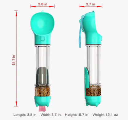 4-In-1 Portable Dog Bottle